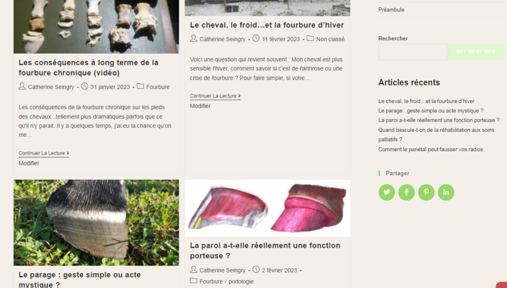 articles du blog